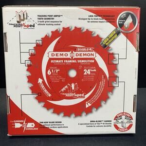 Diablo Demo-Demon Blade D0624DA 6-1/2'' 24 T, Construction Blade 10 Pack. RC